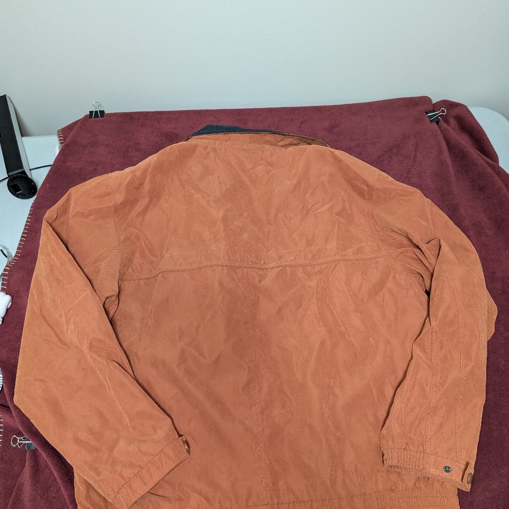 Vintage Britches Burnt Orange Windbreaker Jacket - Size L - Picture 5 of 7